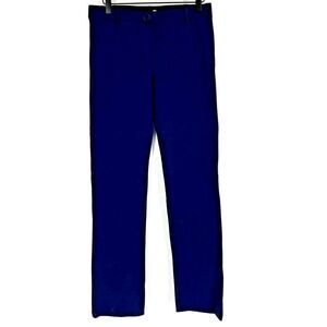 Betabrand Dress Pants Size Medium Womens Navy Stretch Yoga Straight Mid Rise